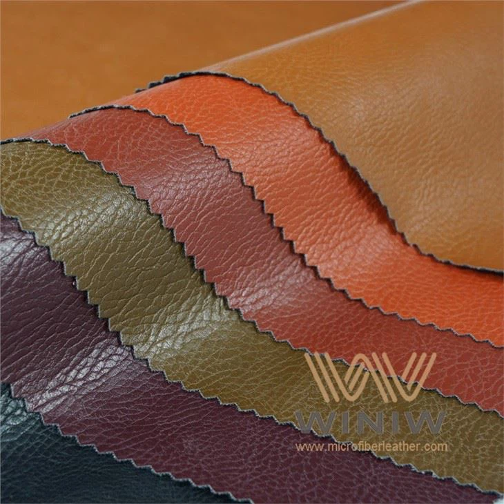 Solvent Pu Faux Leather Fabric For Garments